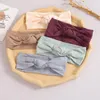 Hair Accessories Baby Headband Tie Knot Bands Stripe Turban Children Girl Elastic Hairbands Toddler Ear Headwraps Born