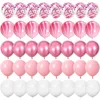 Andra evenemangsfest levererar 40st 12 tum rosguld konfetti latex ballonger Grattis på födelsedagsdekorationer barn vuxen pojke flicka baby dusch bröllop 230808