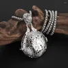 Подвесные ожерелья Винтажные ручные схемы Половое инкрустанное кристаллическое ожерелье может содержать таблетки сувенир