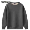 Giacche da uomo TACVASEN Felpa girocollo in pile da uomo Caldo foderato in sherpa Intimo addensato pesante Pullover invernale Top Camicie Felpa con cappuccio senza cappuccio 230807