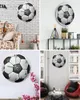 Wall Clocks Football Soccer Large Round Luminous Needles Clock Decor Room Hanging Ornaments Decoration Silent