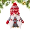 Gnomes de Noël Poupée Sans Visage Tournesol Suédois Elfe Nain Ornements En Peluche Arbre De Noël Thanksgiving Nain Décoration L230620