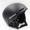 Cascos de esquí Casco de esquí ligero con certificado de seguridad Casco de snowboard moldeado integralmente Ciclismo Esquí Nieve Hombres Mujeres HKD230808