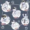 ElectricRC Animaux Creative Expert Chiot Robot Programmation Télécommande Électrique Chien Éducatif Intelligent Jouets Cadeaux D'anniversaire pour Garçon et Fille 230807