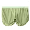 Cuecas masculinas Boxers de verão Shorts de malha de secagem rápida Casa Calças esportivas Fitness Roupa íntima hip-up