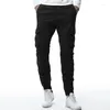 Herrbyxor 2023 Spring Mens Camouflage Tactical Cargo Men joggar Militär Casual Cotton Hip Hop Ribbon Manlig armébyxor