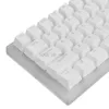 GamaKay K61 60% USB RVB Clavier mécanique 61 touches Base en verre translucide échangeable à chaud Commutateur Gateron ABS Keycap bicolore HKD230808