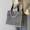 Bolsas de ombro Bolsa de mão avançada de alta capacidade para mamãe 2023 Moda Versão coreana Bolsa de ombro Bolsa de ombro para estudantes Pendulares Bolsa de lona Tidestylishhandbagsstore