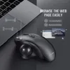 Möss seenda laddningsbara trackball mus bluetooth24g dubbelläge trådlöst för pc mac dator bärbar tablett gamer mause 230808