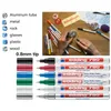 Malowanie długopisów 1pcs Edding 780 Markery farby 08 mm drobny punkt pióro oleju Rysowanie na cześć sztuki metalowej artykuły papiernicze 230807