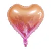 Andere Event-Party-Zubehör, 5 Stück, Macaron-Herz-Folienballons, 45,7 cm, Regenbogen-Steigungsform, Helium für Geburtstag, Babyparty, Hochzeit, Dekoration 230808