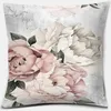 Pillow Case Fashion Rose Printing Series Pattern Pillowcase Square Home Office Decoration 230807