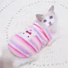 Dog Apparel Lovely Printed Pet Clothing For Small Cat Cotton Fleece Puppy Clothes Sweater Chihuahua XXS-XL