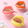 1PC Ceramic Sexy Lips Ashtray Smoke Hull Creative Ash Tray Mouth Smoking Ashtray Home Decor Trendy Mini Gift Smoking Accessories HKD230808