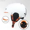 Ski Helmets 2018 New Safety Ski Helmet Men Women C Breathable Skating Skateboard Helmet Integrally-molded Ultralight Snowboard Helmet HKD230808