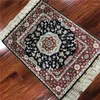 Carpets Oriental Carpet All Hand Knotted Silk Rug Home Decation Size 1.5'X2'