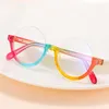 Sunglasses TR90 Round Half Glasses Frame Anti-Blue Light Women Ladies Style Optical Fashion Computer