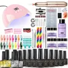 The Ultimate Gel Nail Polish Starter Kit: 16 Colors, UV Light LED Nail Lamp, Nail Drill Machine & More!