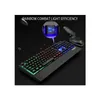 SAMA HJ9525 RGB-Gaming-Mechanische Tastatur und Maus-Set, 108 Tasten, USB-Computer, kabelgebundene Tastatur und Maus mit LED-Hintergrundbeleuchtung für PC/HKD230808