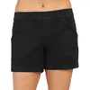 Shorts Feminino Jeans Feminino Desgastado Cintura Alta Jean Rasgado com Bainha Desfiada e Bolsos Calça Curta Casual de Verão