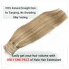 Lace Human Hair for Women Clip in Full Head Wire with Transparent Line Invisible Hairpiece 230807