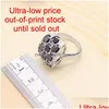 Ohrringe Halskette Set 925 Silber Braut Für Frauen Schwarz Zirkonia Anhänger Ohrstecker Ringe Sets Drop Lieferung Schmuck Dhgarden Dhtog