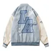 Herenjassen Hip Hop Furry Bee Letters Borduurwerk Baseball Jacket Mens Streewear Harajuku Casual Loose Bomber Varsity Jackets Unisex Fashion 230807