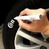 Painting Pens 12pcsset White Waterproof Rubber Permanent Paint Marker Pen Car Tyre Tread Environmental Tire 230807