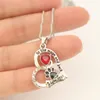 Pendant Necklaces Dog Love Heart Necklace I You To The Moon And Back Pet Print Forever