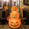 Other Event Party Supplies 4ft Halloween Outdoor Inflatable Pumpkin Combo Inflatable Yard Decoration Built-in LED Lights Suitable for Garden/Yard 230808