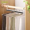 Hangers Racks ECOCO Pants Rack Stainless Steel Clothes Hanger Closet Organizer Adjustable Storage Shelf Space Saving 230808