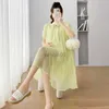 Moderskapsklänningar 1160# Vintage China Stylish Maternity Dress Elegant A Line Loose Clothes For Pregnant Women Summer Fashion Graviditetskläder HKD230808