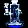 Szklany bong piramidowy rurka wodna platforma Perc Hookah Dab Rig wiertarka 14 mm Wewnętrzna nić