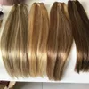 Lace 30inch Highlight Bundles Straight Human Hair Brazilian Brown 230807