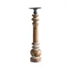 Candle Holders Wooden Modern Candlestick Living Room Apartamento Outdoor Stand Centerpiece Candelabro Party Decorations