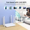 Routers Wireless Router External Antennas Modem Wide Coverage Signal Amplification 300s 24GHz Stability for Games Media 230808