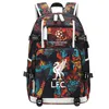 Designer-Rucksack, Mode-Büchertasche, Studenten-Rucksack, Herren- und Damen-Rucksack, Fußballstar-bedruckter Rucksack, Freizeit-Reiserucksack mit großer Kapazität