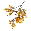 Dekoracyjne kwiaty sztuczne gipsophila wystrój przenośny kwiecisty aranżacja centralne elementy