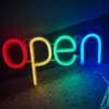 Novità Articoli all'ingrosso Led Luce al neon Segno Open Bar Gioco Lettera Notte Lampada Camera Decorazione di arte della parete per la festa di nozze Negozio Regalo di compleanno 230808