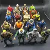 Militära siffror 10/15 st Moveble Warrior Elite Force Figurer Toys 12cm Militär terrorist Swat Team ActionFiguras for Children Collection 230808