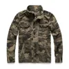 Herrjackor Spring Autumn Men Militär retro lastjacka utomhus multi fickor rockar mode camo toppar fält casual blixtlåsverktyg 230807