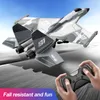ElectricRC Aircraft 2023 RC Plane 24 GHz Foam Fixed Wing with Lights Outdoor Fighter Glider Radio Controlled Airplane Toys for Children 230807