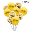 10Pcs Ramadan Eid Mubarak Latex Confetti Balloons 2023 Muslim Islamic Party Decoration Eid al-fitr Ramadan Kareem Home Supplies HKD230808