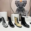 Designer C Highest Quality Round Toe Thick Heel Mid Heel 2023 New High Sleeve Boots Genuine Leather Elevated Fashion Versatile Boots