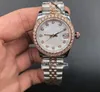 Reloj de diamantes para mujer, relojes de mujer de 31mm, reloj de pulsera para mujer, día, fecha, día, reloj de pulsera con cristal de zafiro, mecánico automático-07