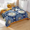 Blankets Bohemia Boho Cotton Blanket for Couch Sofa Cover All Season Decorative Dust Towel Bedspread Office Car Bed 230808