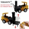 ElectricRC Car Teranty 1/24 Carrello elevatore multifunzione RC Modello in metallo fuso Veicolo da costruzione Toy Boy Gift 230807