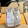 Nano Woman Bucket Bags Mini Designer-Handtaschen mit Buchstaben-Blumenmuster Umhängetaschen 16 cm Geldbörsen Luxus-Umhängetasche 9 Arten Exquisit