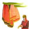 Bandanas Hard Hat Sun Shade Construction Summer Neck Cover 2Pcs Safety Shield Reflective Stripe High Visibility