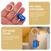 Storage Bottles Bags Ash Key Holder Pet Ornament Metal Hanging Charm Mini Container Keychain Cremation